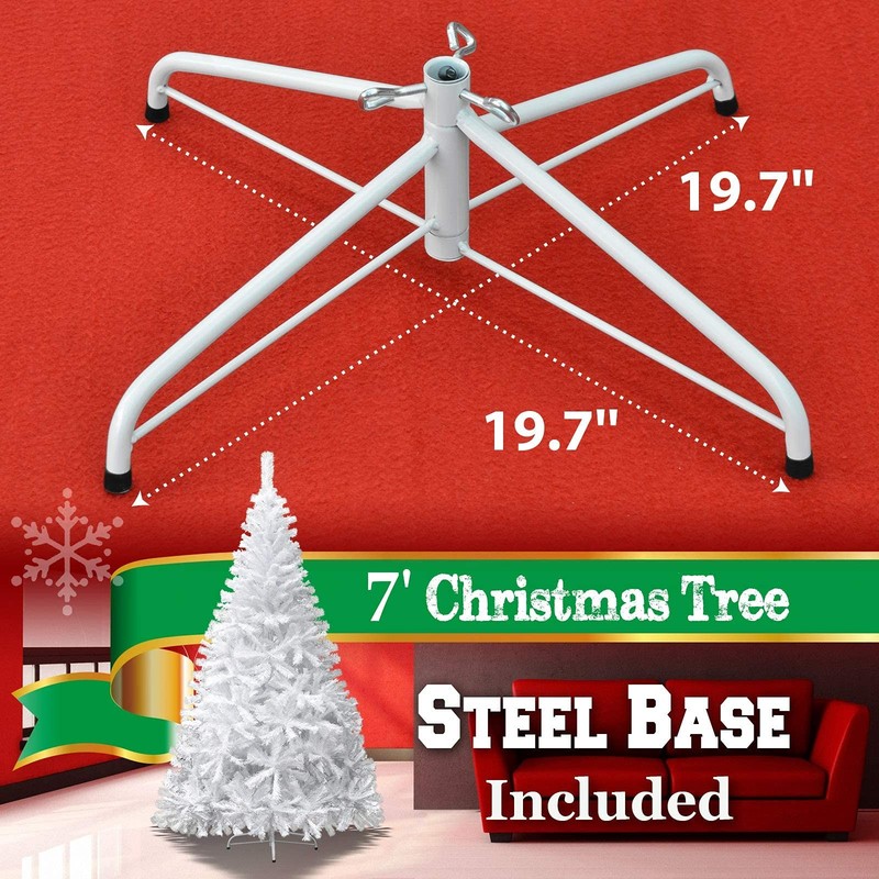 Benefitusa 5 6 7 7.5 White Classic Pine Christmas Tree Artificial Realistic gallery