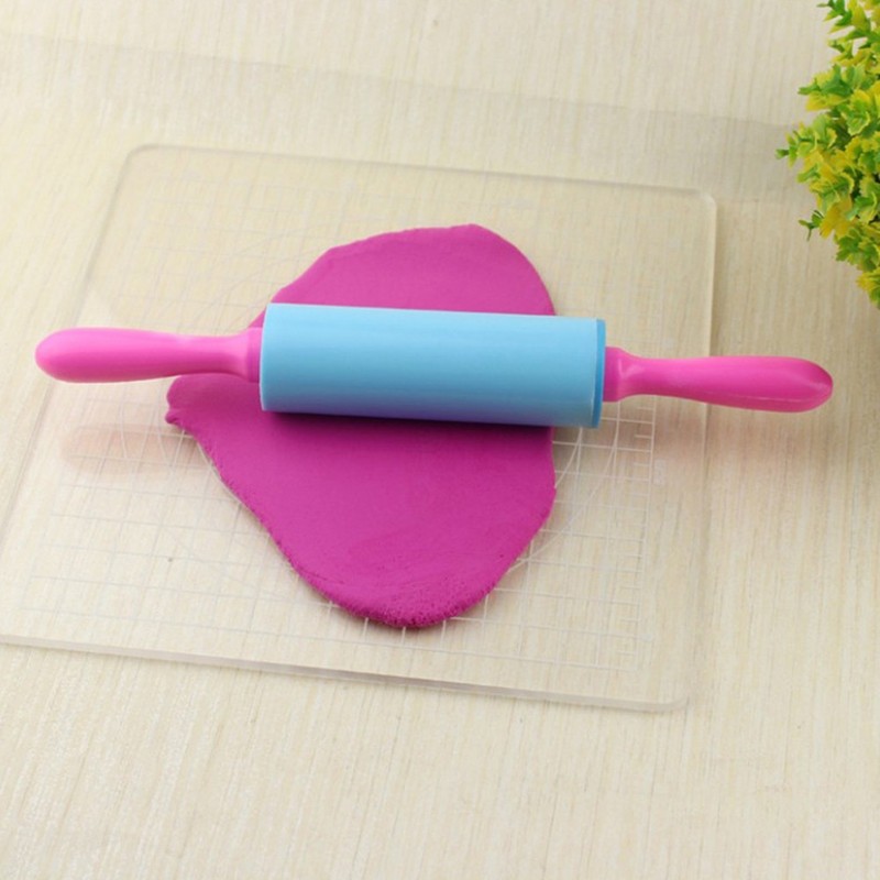 3 Pcs Dough Tools For Kids Clay Stick Rolling Pin Extruder Kit gallery