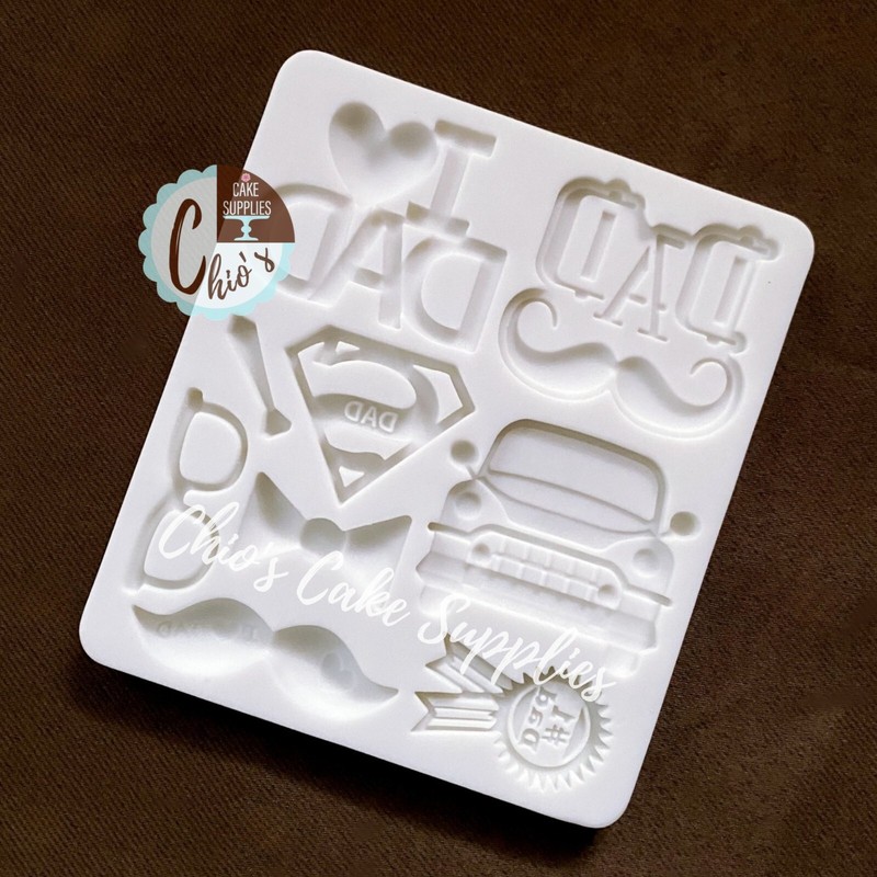 Super Dad, I love DAD / Father’s Day Silicone Mold
