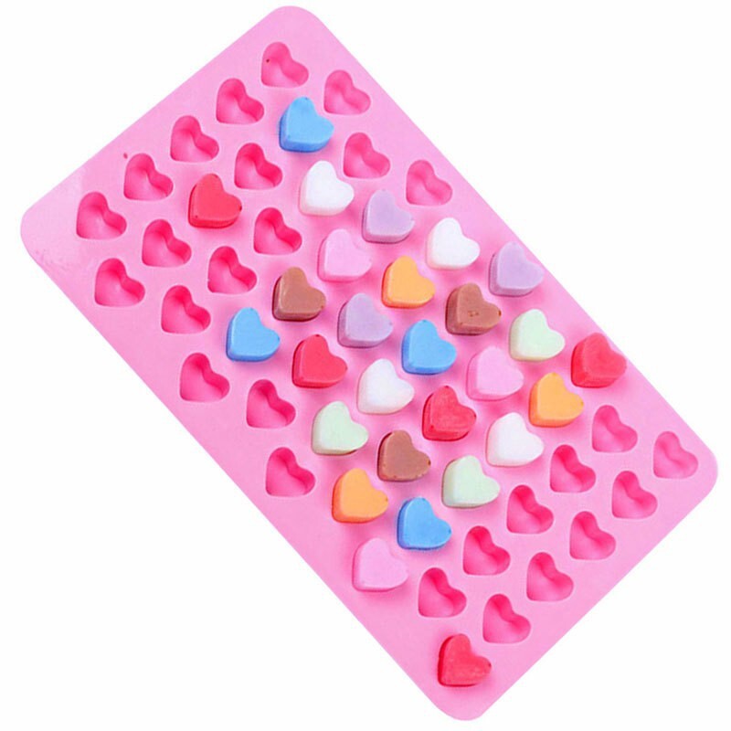 New 55 Small Heart Shaped Silicone Cake Mold Heart Chocolate Pastry Molds Baking gallery
