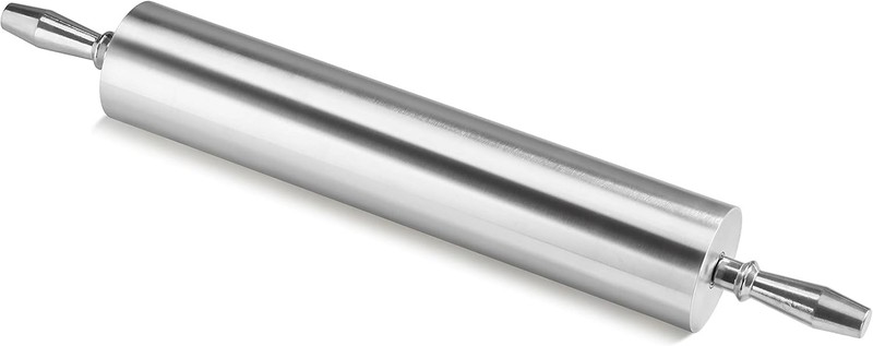 New Star Foodservice Extra Heavy Duty Restaurant Aluminum Rolling 18, Silver
