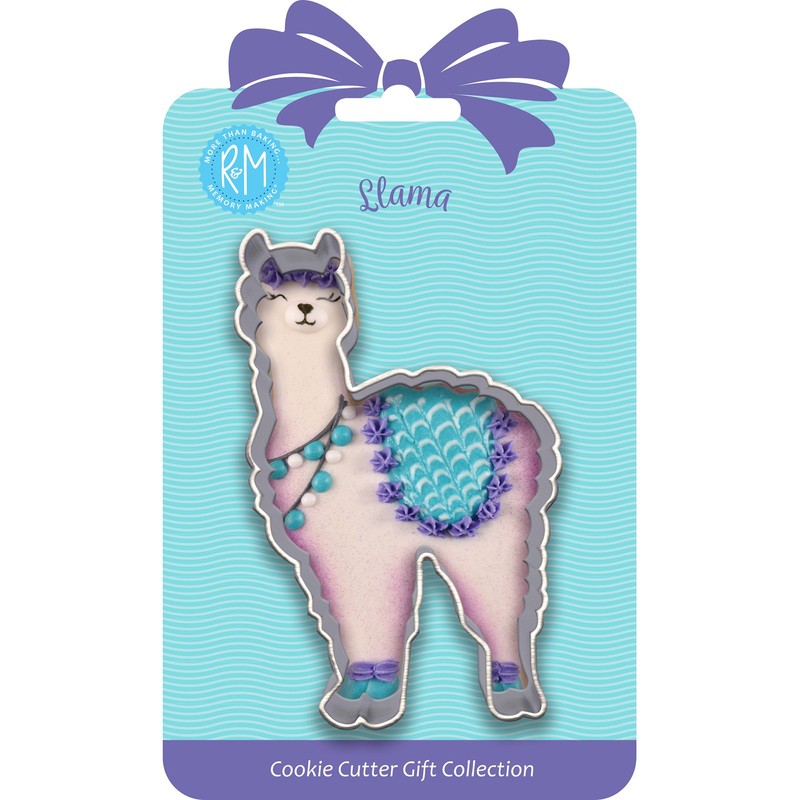 R&M International Llama Cookie Cutter, 4 Inch