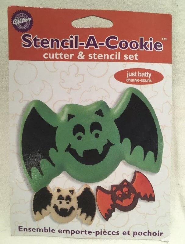 Just Batty Stencil A Cookie Cutter Wilton Halloween Bat