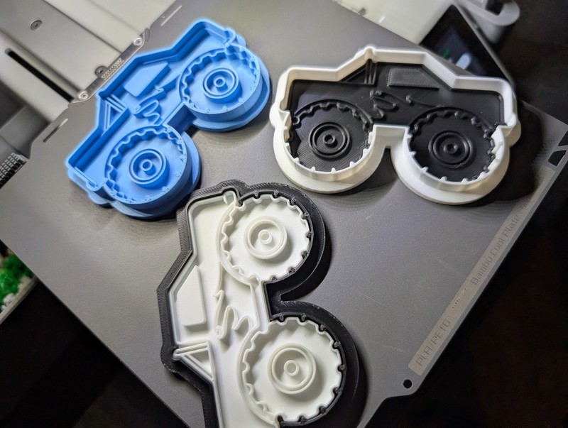 Monster Truck Cookie Cutter Set