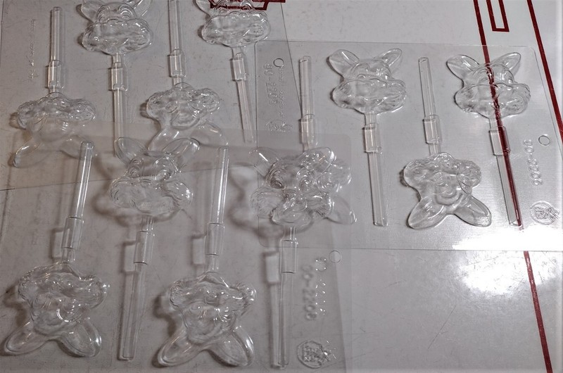 Rabbit Face Chocolate Candy Mold Easter Bunny Animal Fair (3 pc) gallery