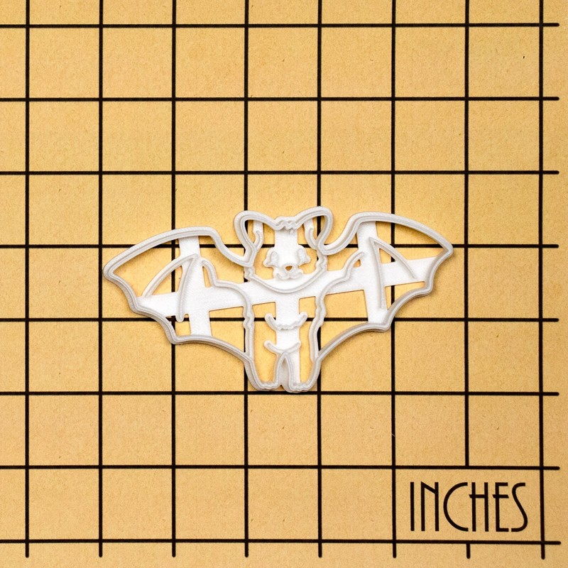 Flying Bat Cookie Cutter - Halloween vampire gothic wildlife nature baby shower gallery