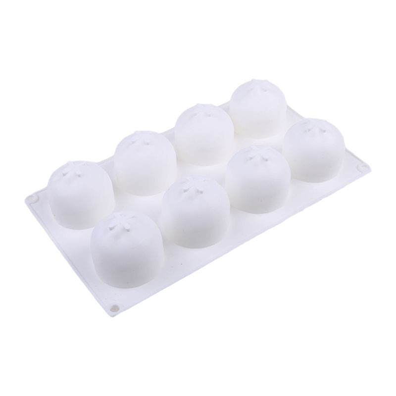 8 Holes Orange Shaped Fondant Molds Silicone Bakeware Chocolate Cake Decoration gallery