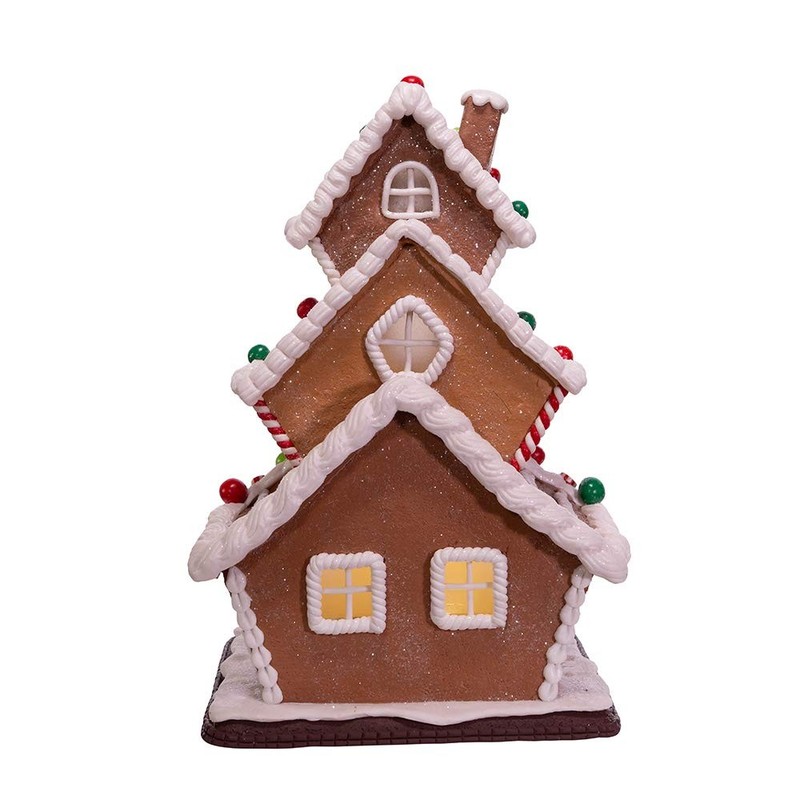 Kurt S. Adler 13-Inch Gingerbread Cookie 3-Layered Led House Gbj0016 gallery
