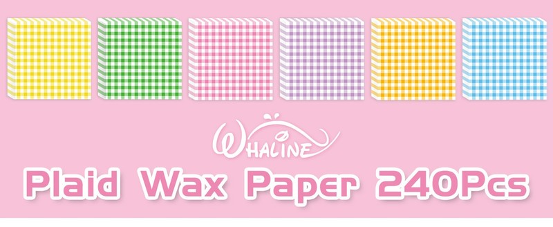 240 Sheets Plaids Wax Paper Sheets Spring Easter Sandwich Wrap gallery