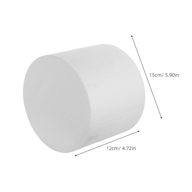 4Pcs Round Foam Cake Dummies for Wedding Cake Display and Decorating Practice gallery