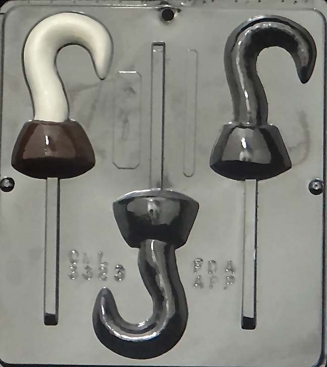 Pirate Hook Lollipop Chocolate Candy Mold 3323 NEW