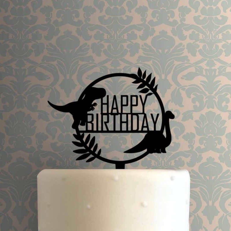 Dinosaur Happy Birthday 225-A315 Cake Topper