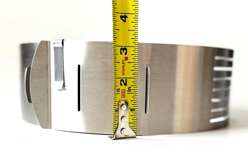 New! Zenker Patisserie SS 10-11 Inch Round Cake Layer Slicing Guide, 7701 gallery
