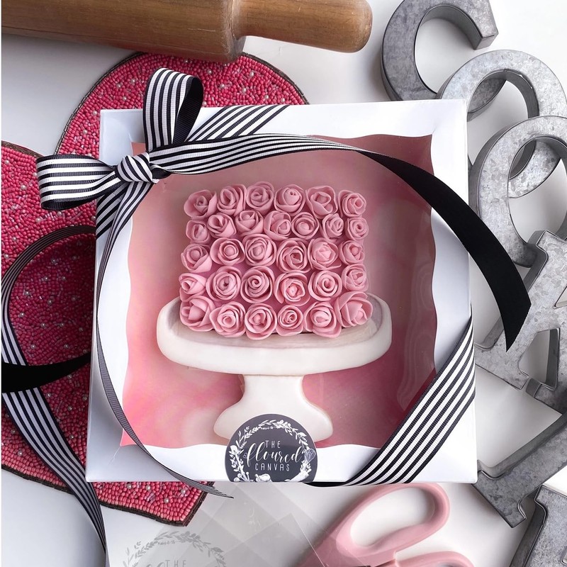 20 PCS Pie Boxes 10x10x2.5 Inch Bakery Window Cookie Treat Pastry Strawberries gallery