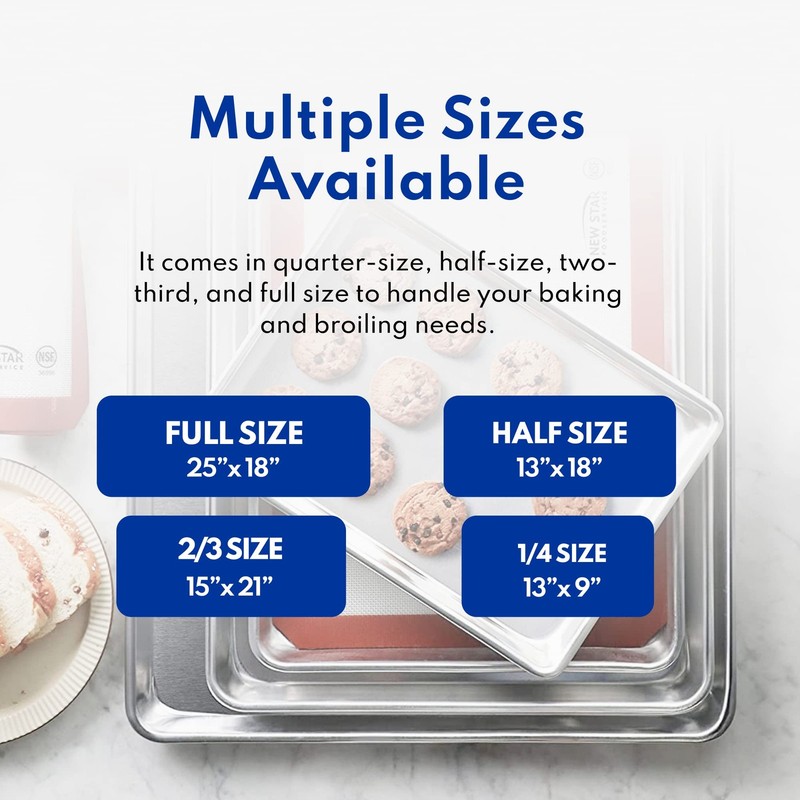 New Star Foodservice Star Foodservice Commercial 18-Gauge Aluminum Sheet Pan gallery
