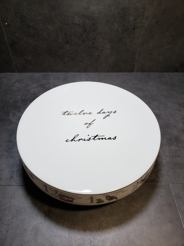 Better Homes and Gardens 12 Days of Christmas Pedestal Cake Stand gallery