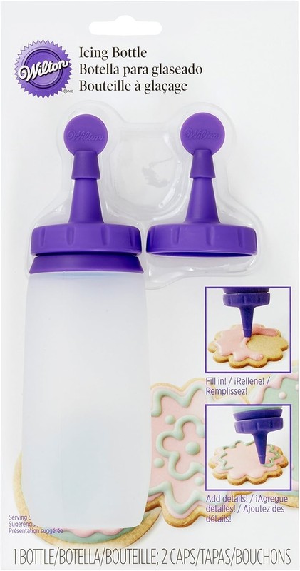 Microwaveable Silicone Icing Bottle with 2 Decorating Tips - 6 oz Capacity gallery