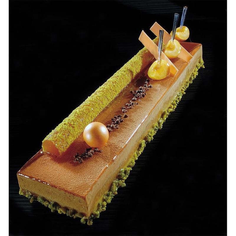 MATFER BOURGEAT STAINLESS STEEL RECTANGULAR PASTRY MOLD / FRAME, 22" X 2.75" gallery