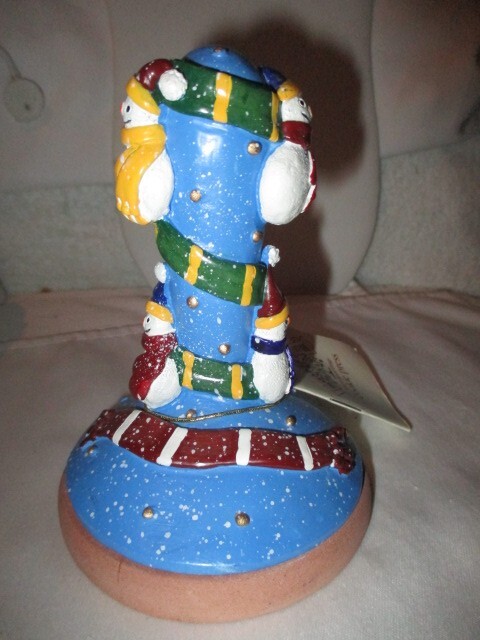 SHAKERHEARTH Cookie Press Snowman w/Recipe Book 3" Cookie Press from 1997 5"T gallery