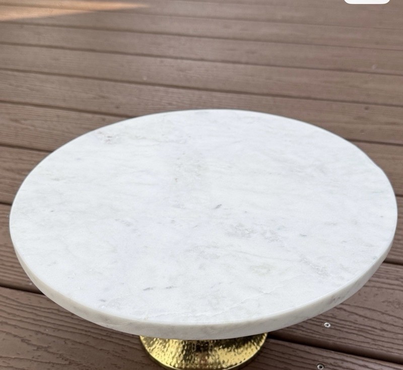 White And Gold Cake Stand gallery