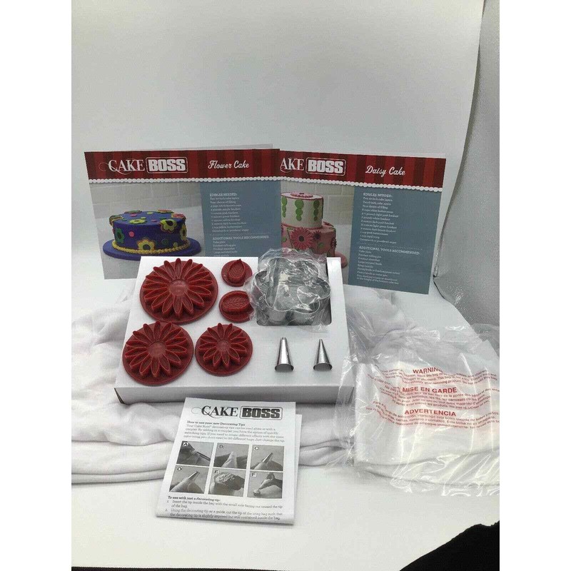 Cake Boss Flower Cake Kit 25 piece kit- New Open Box gallery