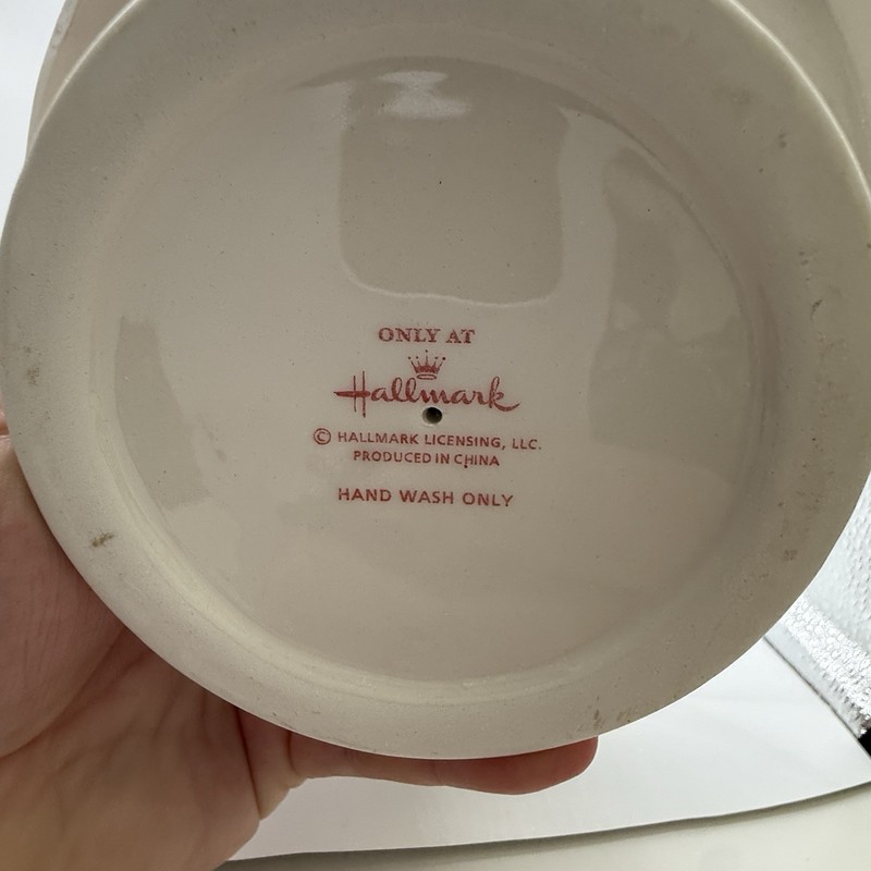 Christmas Hallmark Cake and Cupcake Plate Stand Snowflake Ivory 9.5" gallery