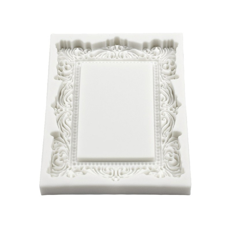 Soap Mold Chocolate Candy Mold European Style Picture Frame Cake Decoration Gift