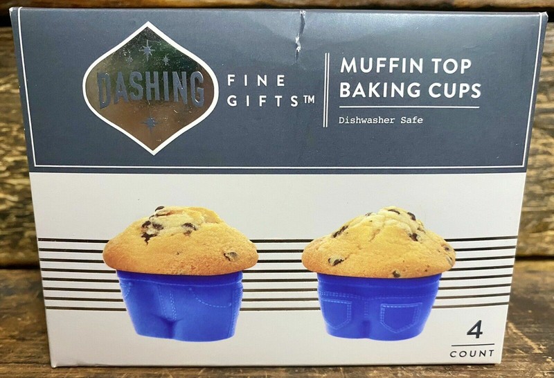 Dashing Silicone MUFFIN TOP BAKING CUPS (4 Baking Cups per Package)