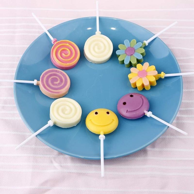 Silicone Lollipop Mold With Sticks 2 Pack Hard Candy Lollipop Sucker Mold Chocol gallery