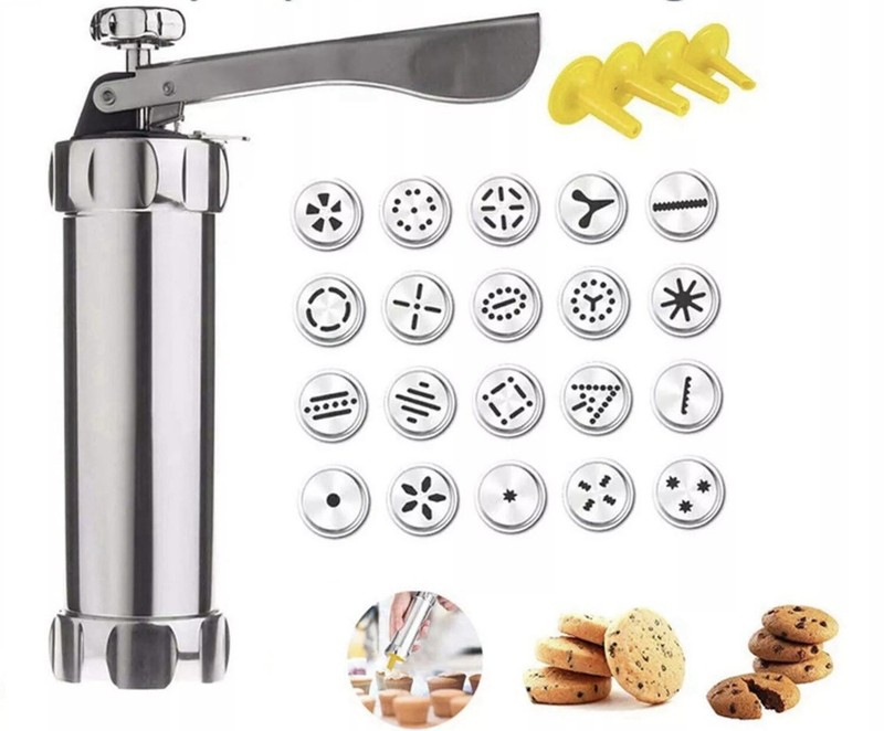 Ultimate Cookie Press Kit – Biscuit & Cake Decorating Machine Tools for Kitchen