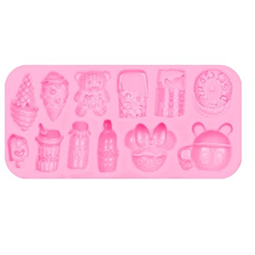 Ice Cream Silicone Molds 3 Pcs, Mini Popsicle Cake Decorating Chocolate gallery