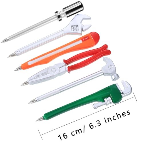Outus 24 Pcs Novelty Tool Ballpoint Pens Set Fun Black Ink Hardware Shaped gallery