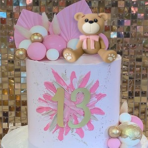 Bear Cake Toppers Bear Balls Cake Decorations with Stars Clouds Cake Toppers for gallery