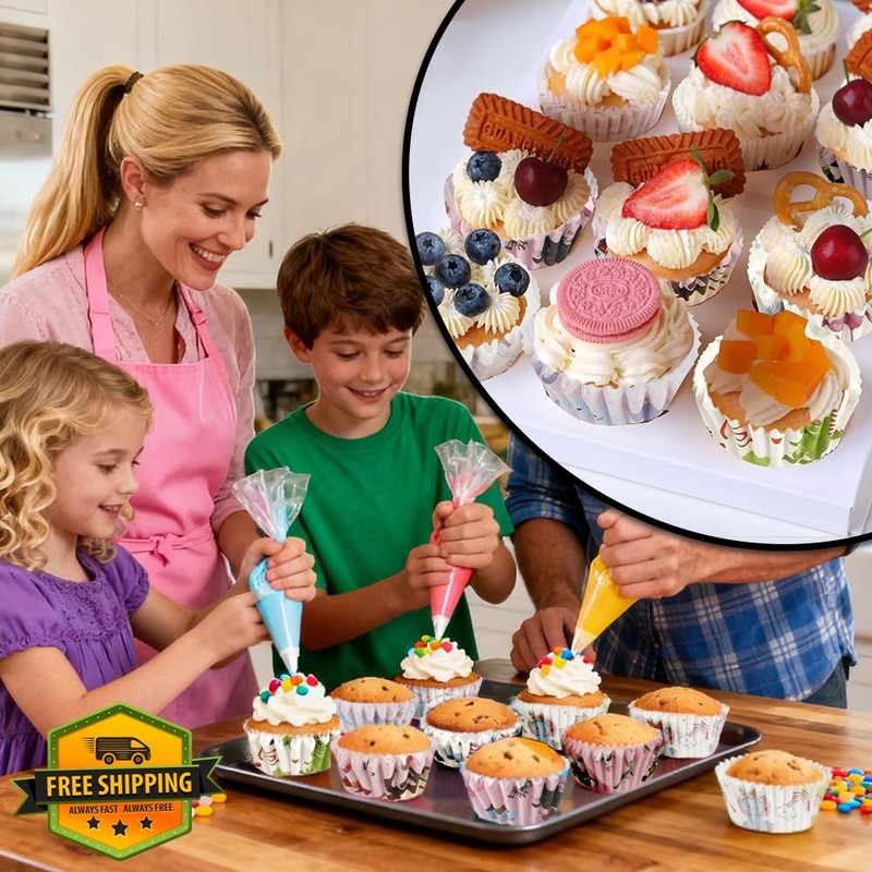 Kiopdse Dog Themed Muffin Liners 100pc Standard gallery
