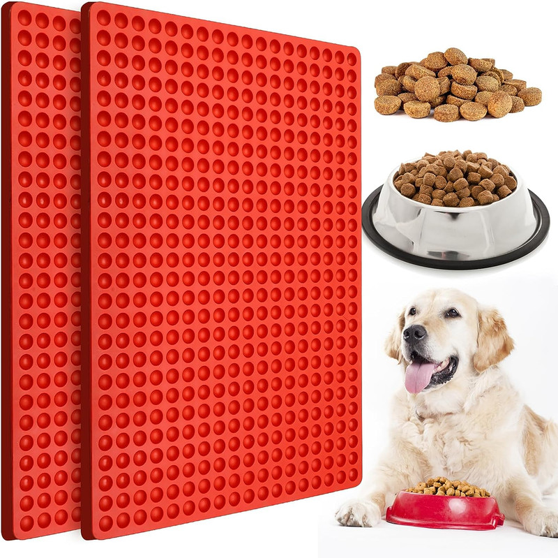 (2 Pack) 468-Cavity Mini round Silicone Mold/Chocolate Drops Mold/Dog Treats Pan