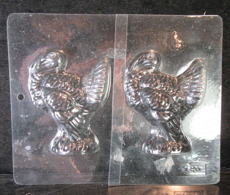 3 3D Chocolate Candy Molds Rooster, Ducky, Teddy Bear East Coast gallery