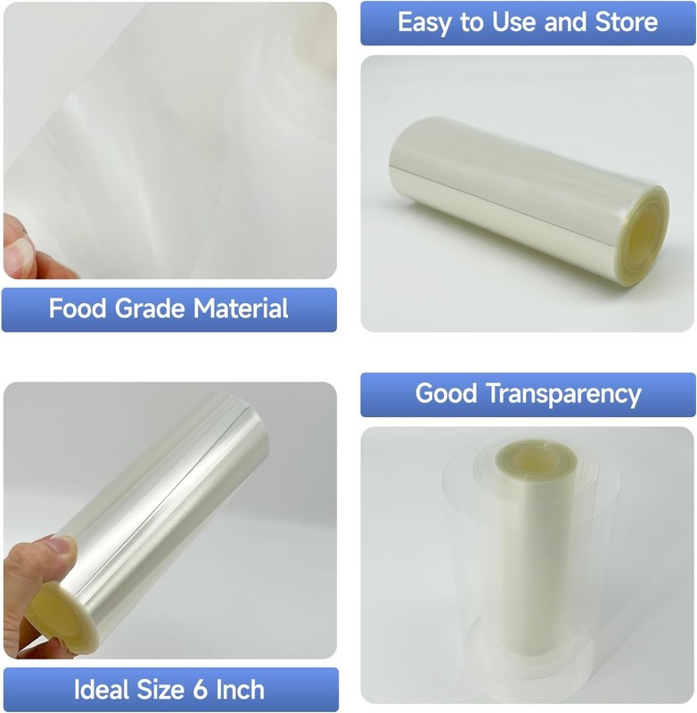6-Inch Cake Collars Transparent Acetate Sheet Rolls, Clear 6 Inch gallery