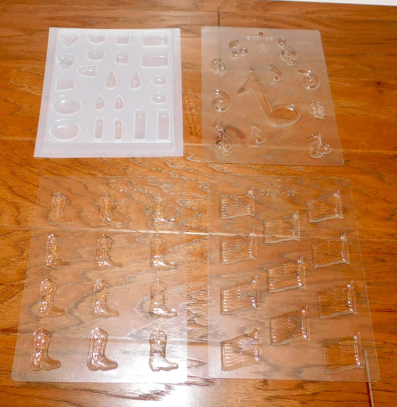 LOT 21 Plastic Candy Mold Assorted Chocolate Isomalt Fondant CK Wilton++ gallery