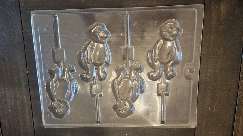Barney Dinosaur Lollipop Chocolate Candy Soap Crayon Mold gallery