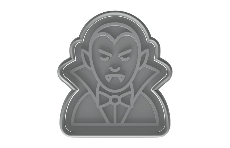 Count Dracula Cookie Cutter - 4x3.5" Fun Halloween Baking Design gallery