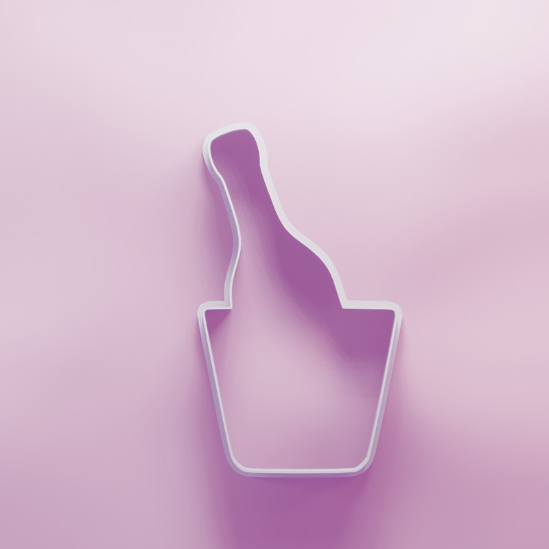 Champagne Ice Bucket Cookie Cutter gallery