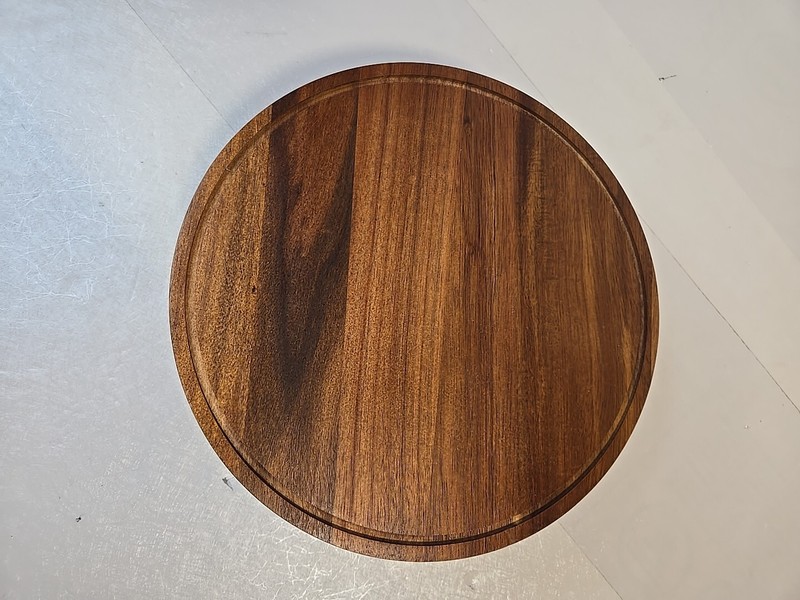 11" Acacia Wood Cake Stand for Display Cakes, Appetizers and Desserts New gallery