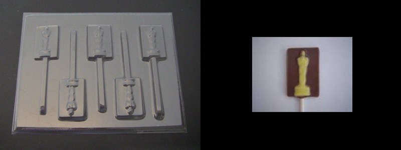 AWARD BAR MOVIE Lollipop Chocolate Soap Candy Mold