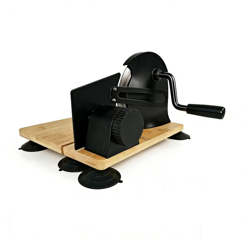 Sourdough Bread Slicer Machine Adjustable Thickness Stainless Steel Blade Bre…