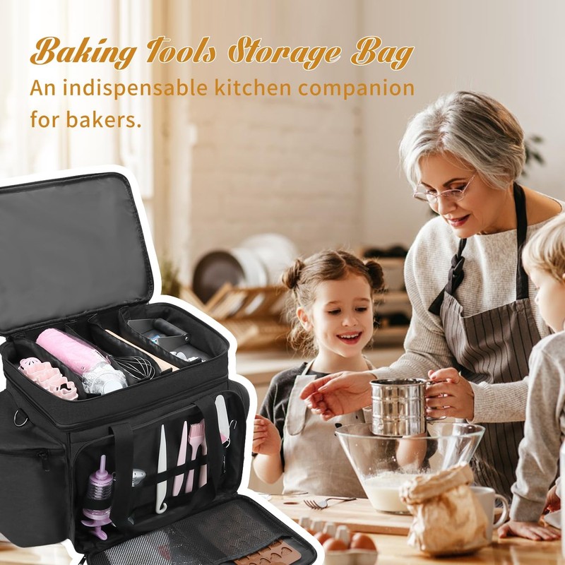 Baking Supplies Storage Case,Cake Decorating Storage Baking Supplies Organiza... gallery