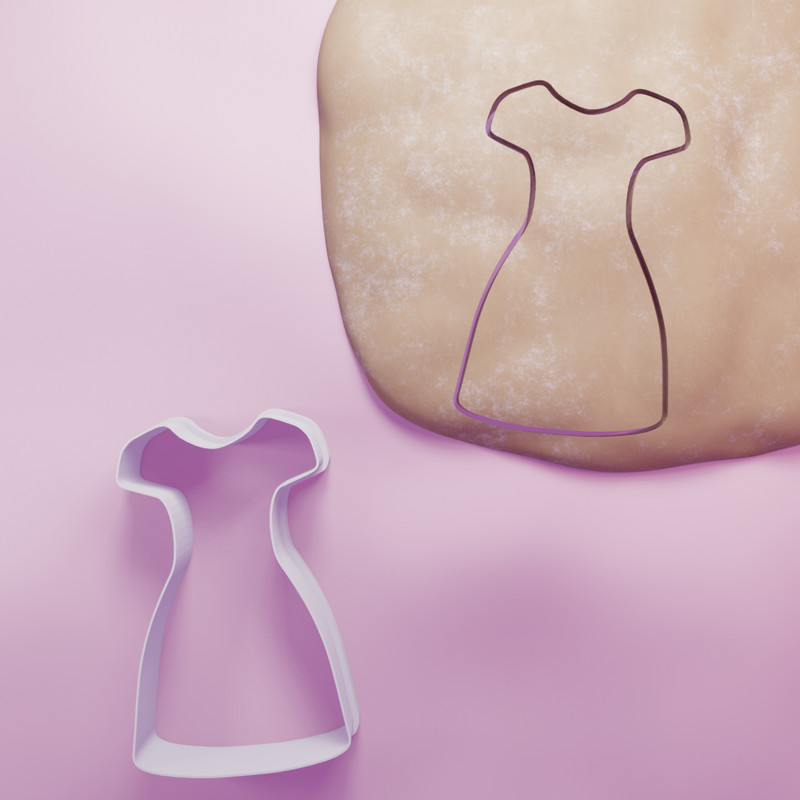 Short Sleeve Dress cookie cutter