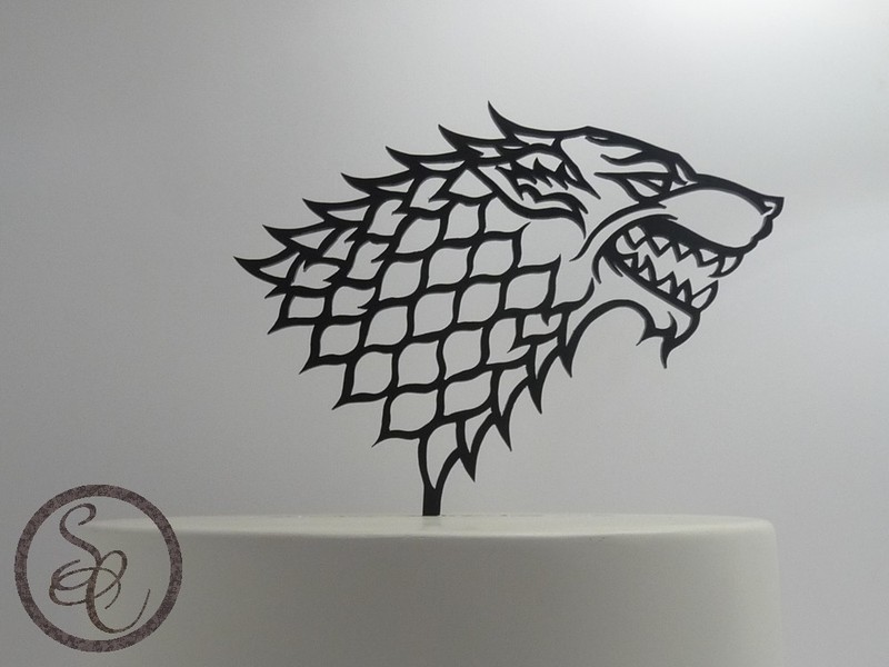 Game Of Thrones House Sigils Cake Toppers