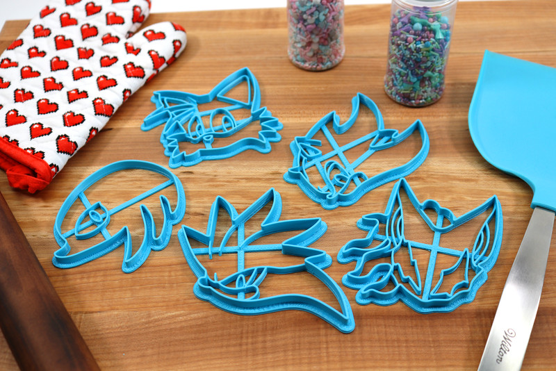 Sonic Characters Cutters- Shadow, Tails, Silver, Knuckles, Infinite gallery