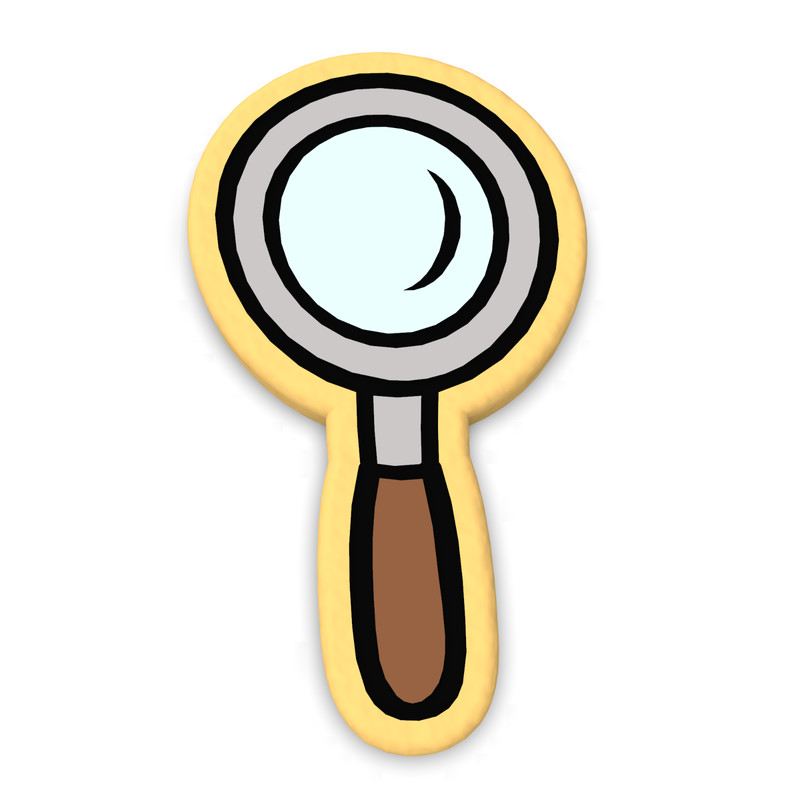 Magnifying Glass Cutter & Stamp | Back to School Search Hunt Treasure Magnify gallery