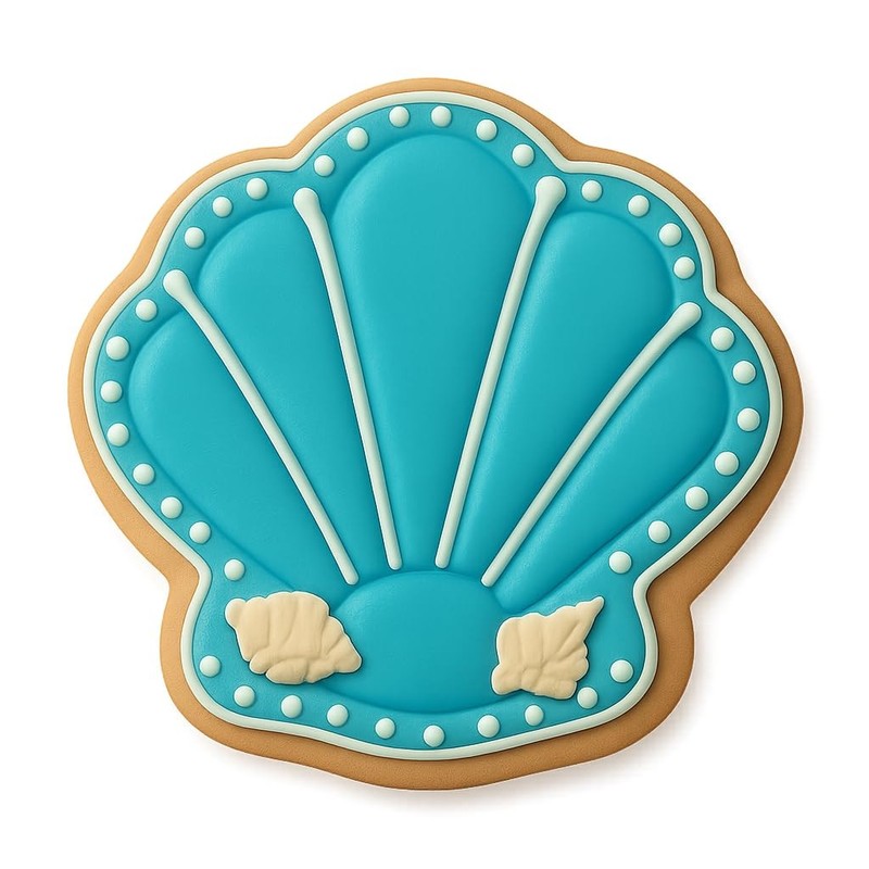 Sea Shell Cookie Cutter – 4×3.6″ Creative Kitchen Baking Design Fun